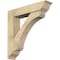 Ekena Millwork Legacy Traditional Rough Sawn Bracket w/ Offset Brace, Douglas Fir, 8"W x 38"D x 38"H BKT0806X38X38LEC01RDF - alternate 1